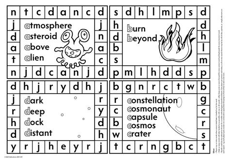 0130P | Word Walls - A3 Space poster set