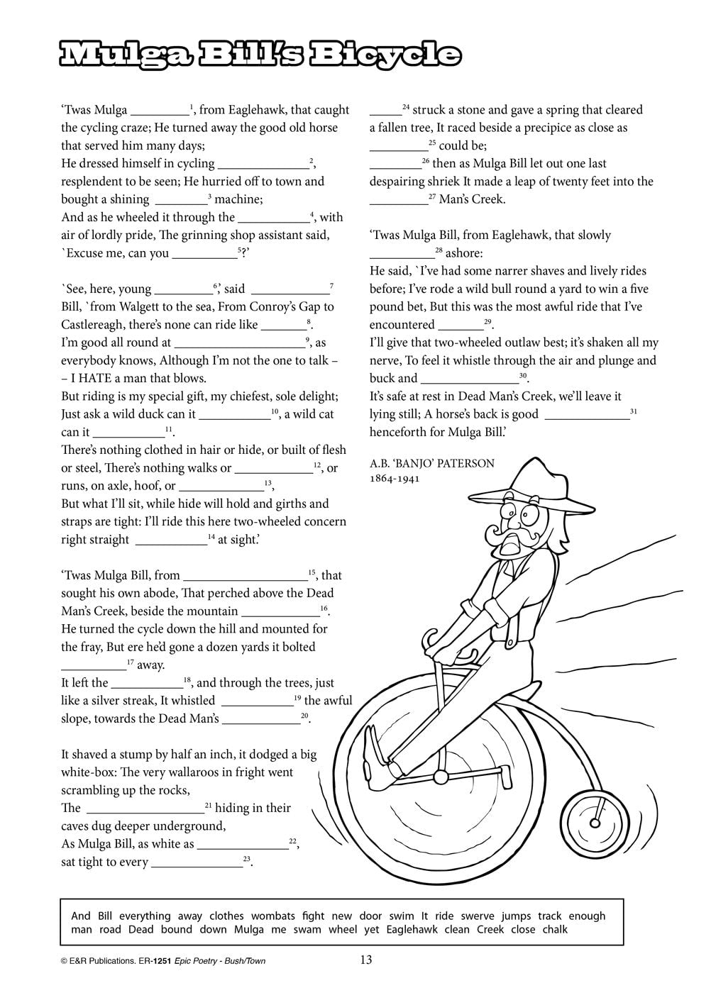 1251 | Epic Poetry of Bush and Town