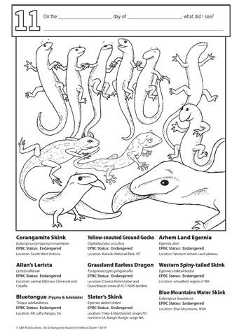 1541P | Aussie Endangered Animals Christmas Posters