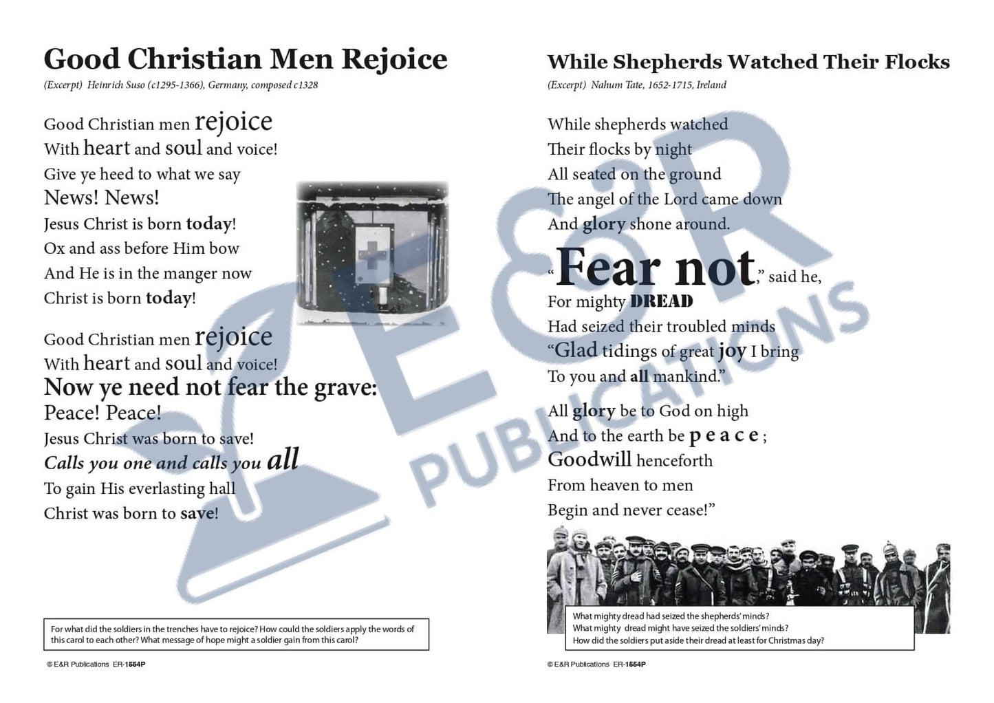 1554P | Christmas Truce 1914 Posters