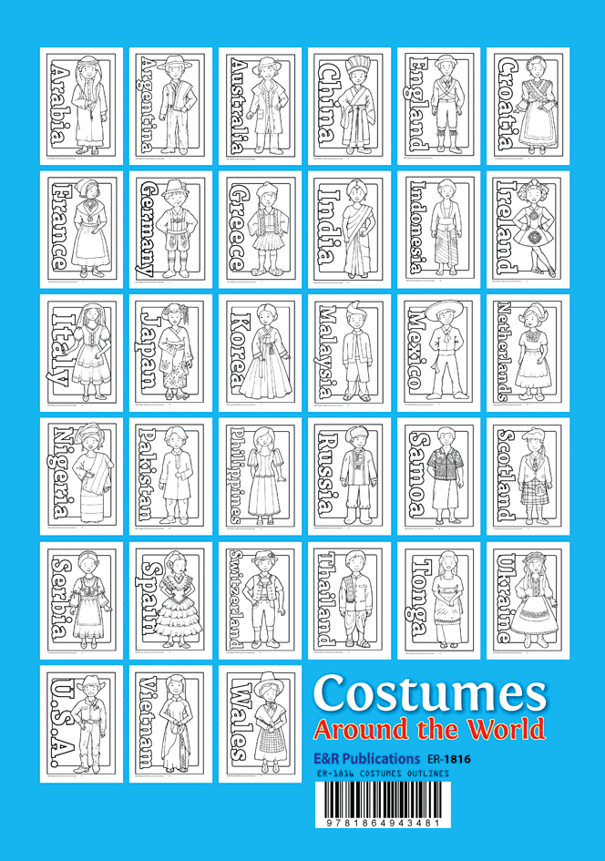 1816 | Costumes Around The World Outlines