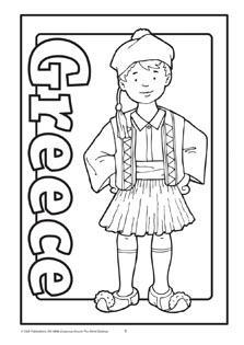 1816 | Costumes Around The World Outlines