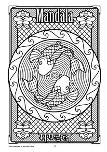 Asia, mandala, yin yang, fish, Sanscrit