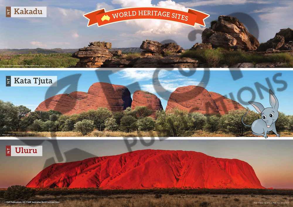 2760P | Australian World Heritage Sites poster set