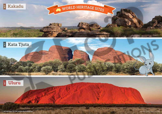 2760P | Australian World Heritage Sites poster set
