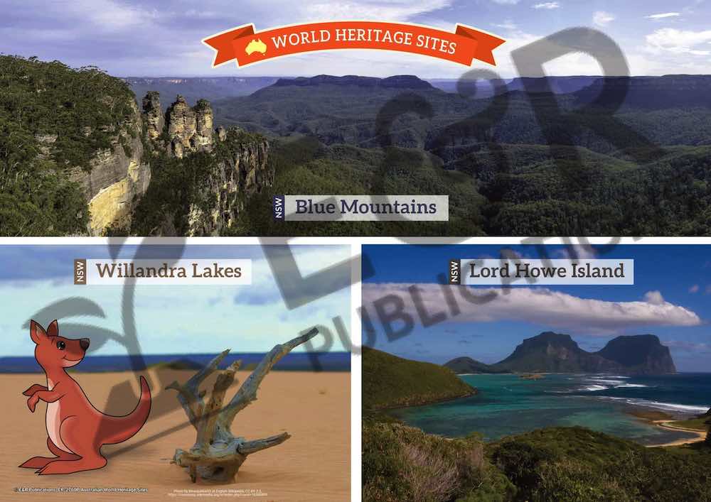 2760P | Australian World Heritage Sites poster set