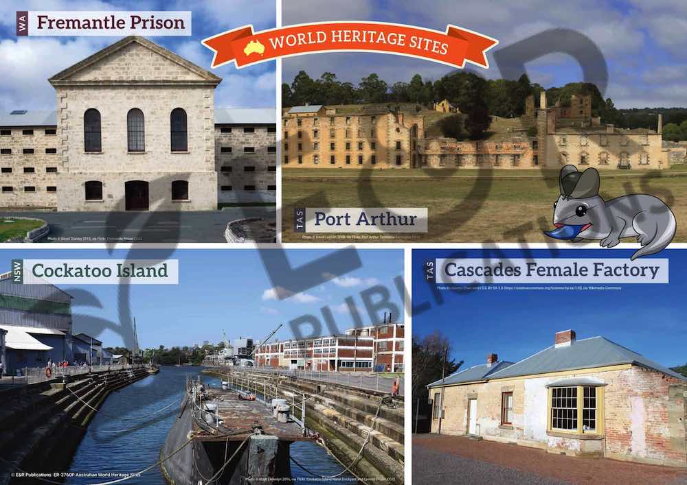 2760P | Australian World Heritage Sites poster set