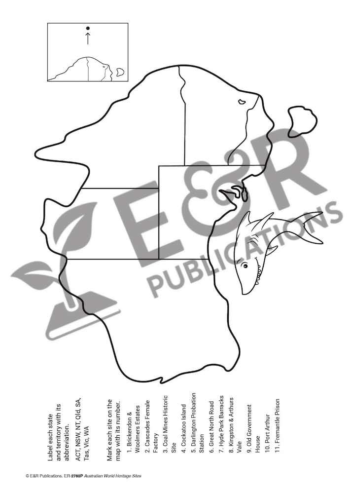 2760P | Australian World Heritage Sites poster set