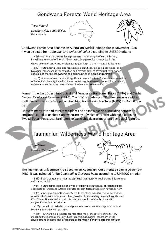 2760P | Australian World Heritage Sites poster set