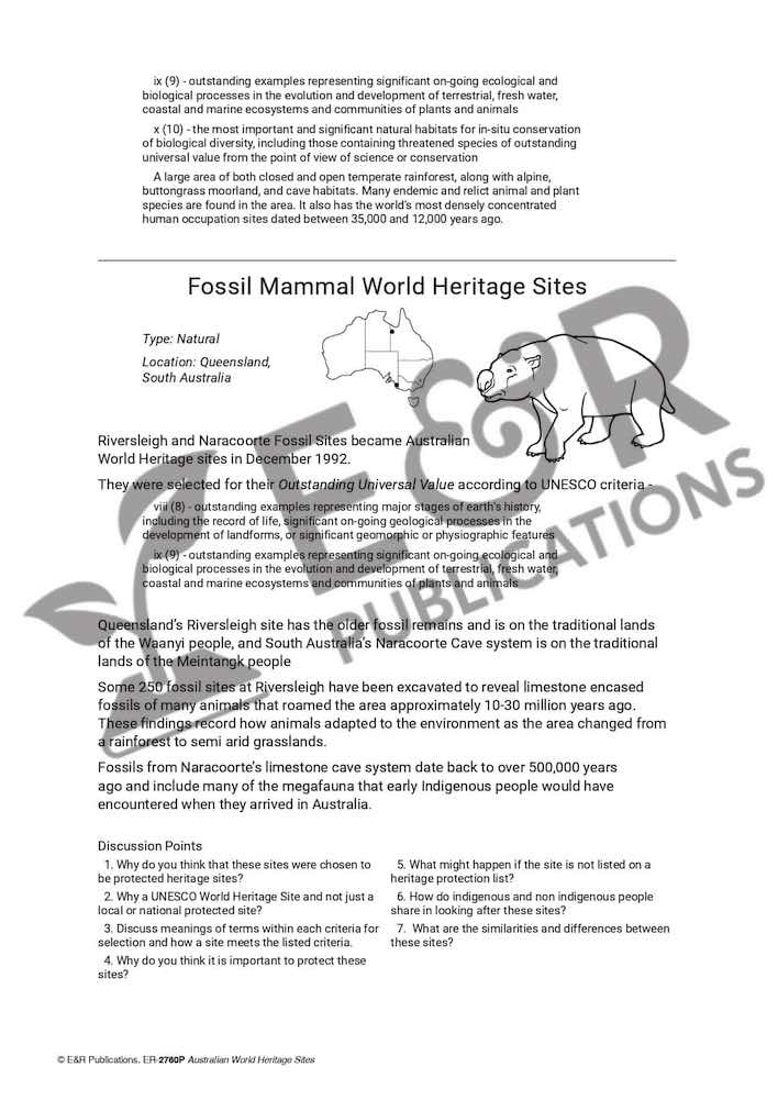 2760P | Australian World Heritage Sites poster set