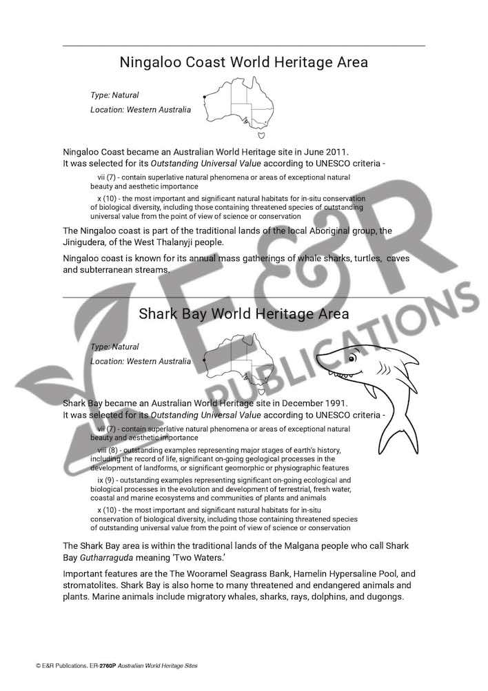 2760P | Australian World Heritage Sites poster set