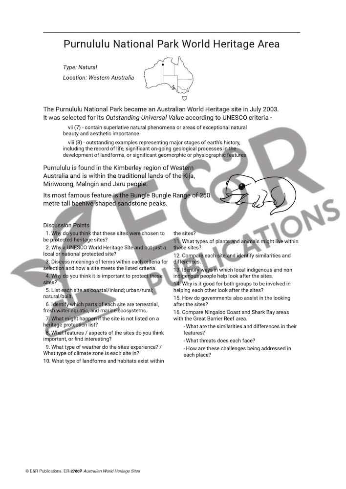 2760P | Australian World Heritage Sites poster set