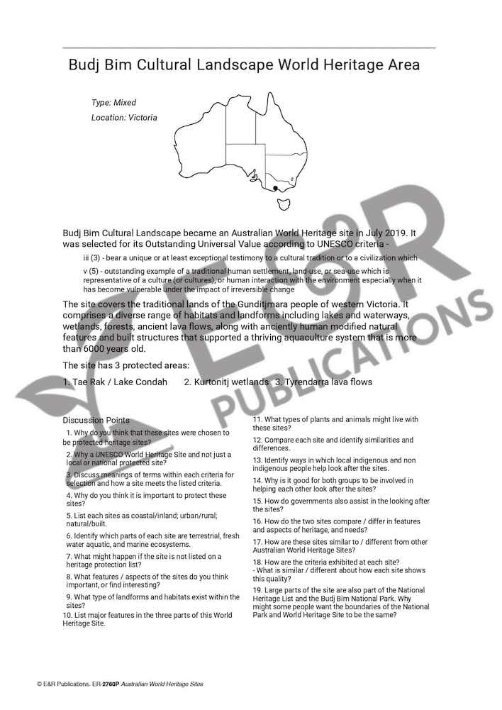 2760P | Australian World Heritage Sites poster set