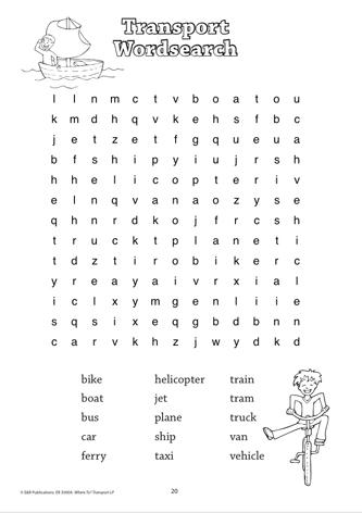 3000A | Transport - Lower Primary
