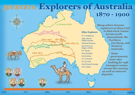 4532P | Australian Explorers 1800 - 1900