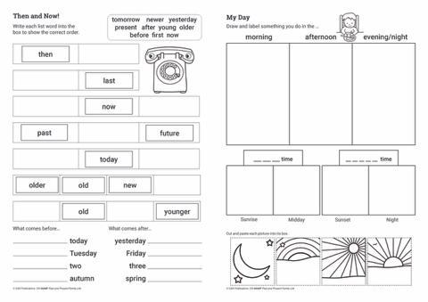4540P | Past and Present Family Life posters, Year 1