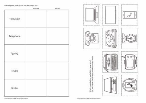 4540P | Past and Present Family Life posters, Year 1