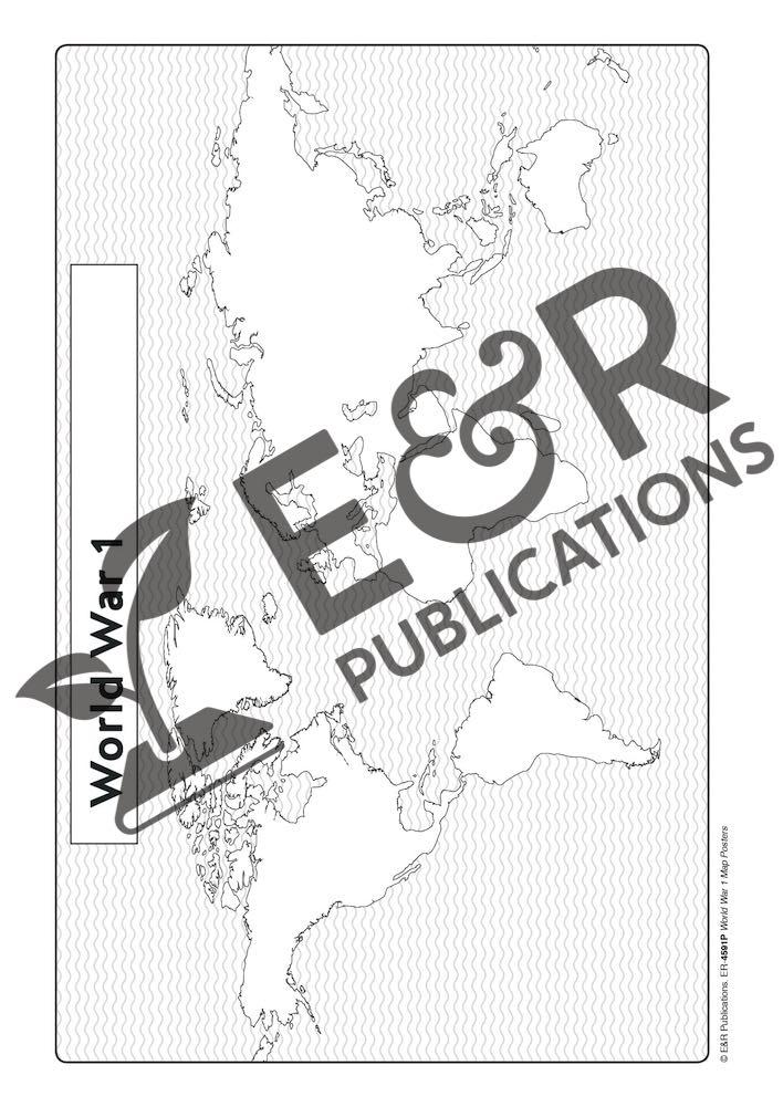 4591P | World War 1: Year by Year poster set