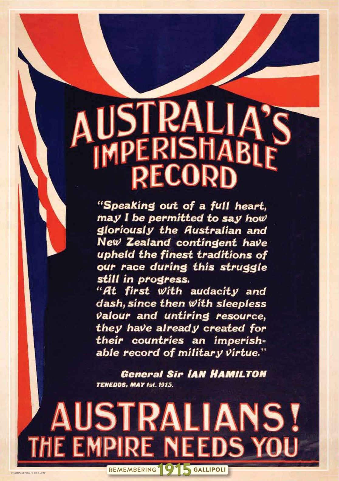 4592P | Remembering Gallipoli posters