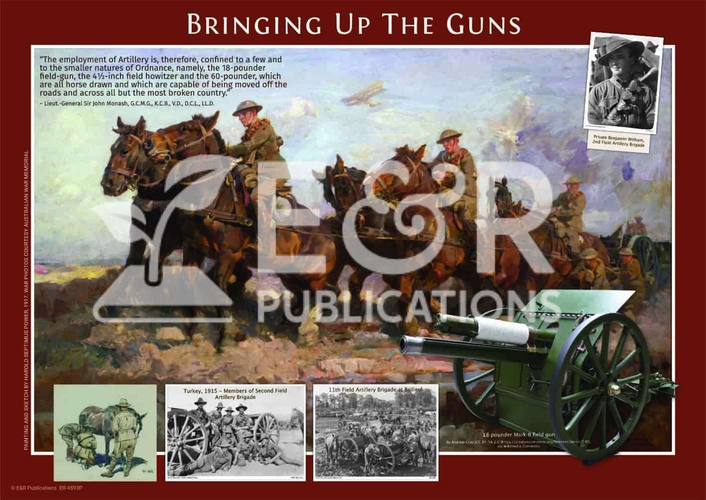 4593 P | Australia's Place in WW1, poster set