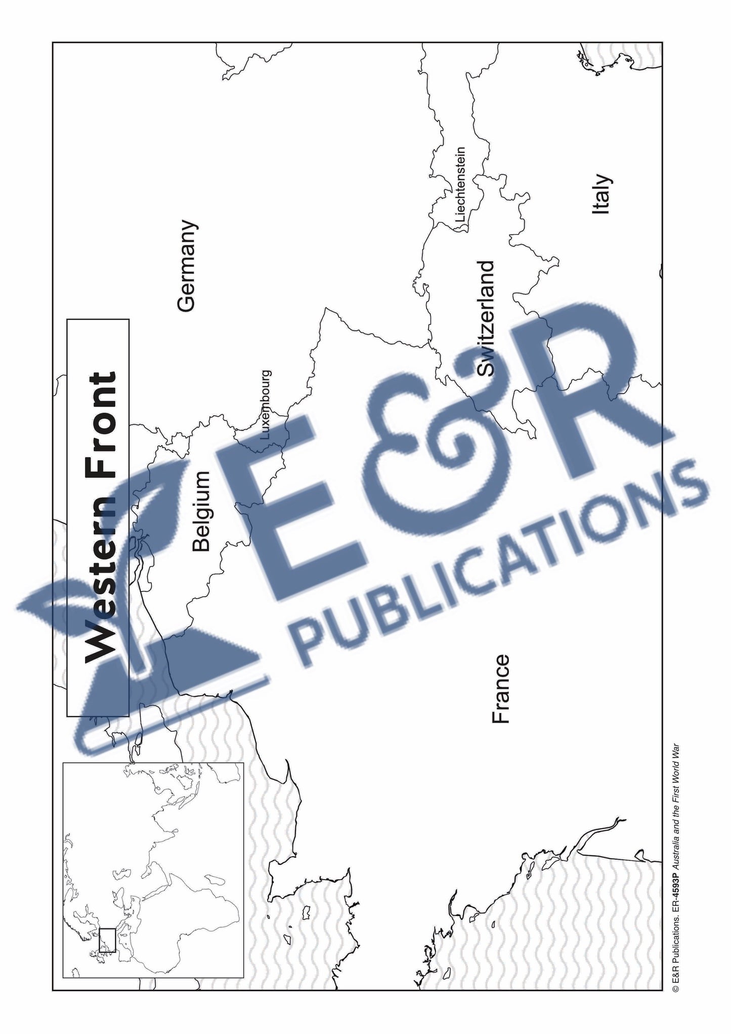 4593 P | Australia's Place in WW1, poster set