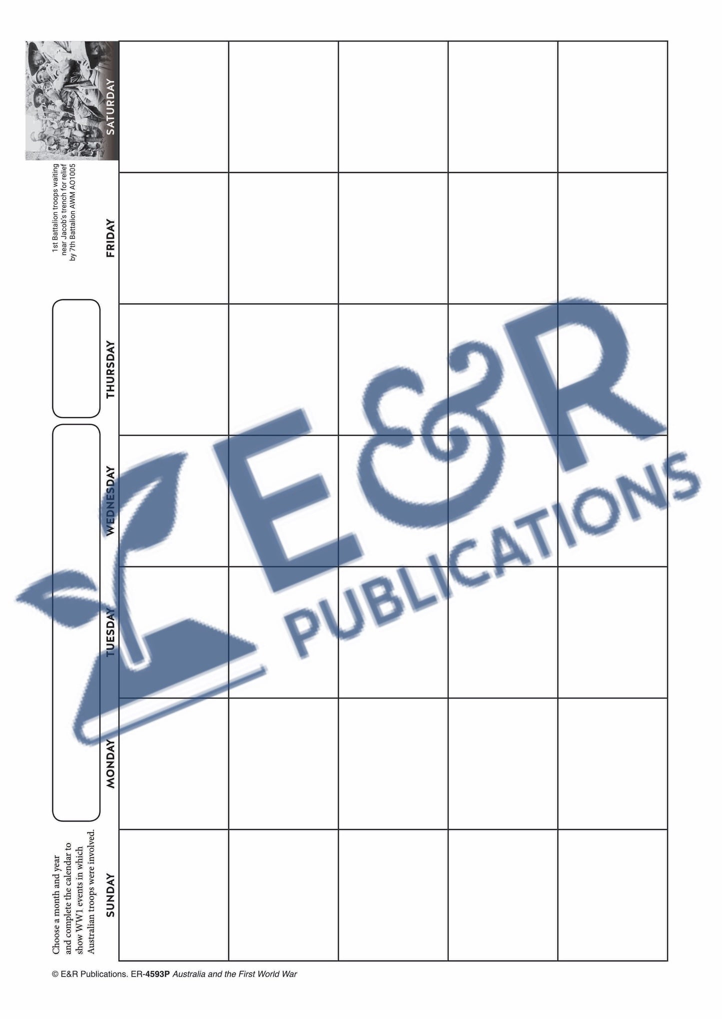 4593 P | Australia's Place in WW1, poster set