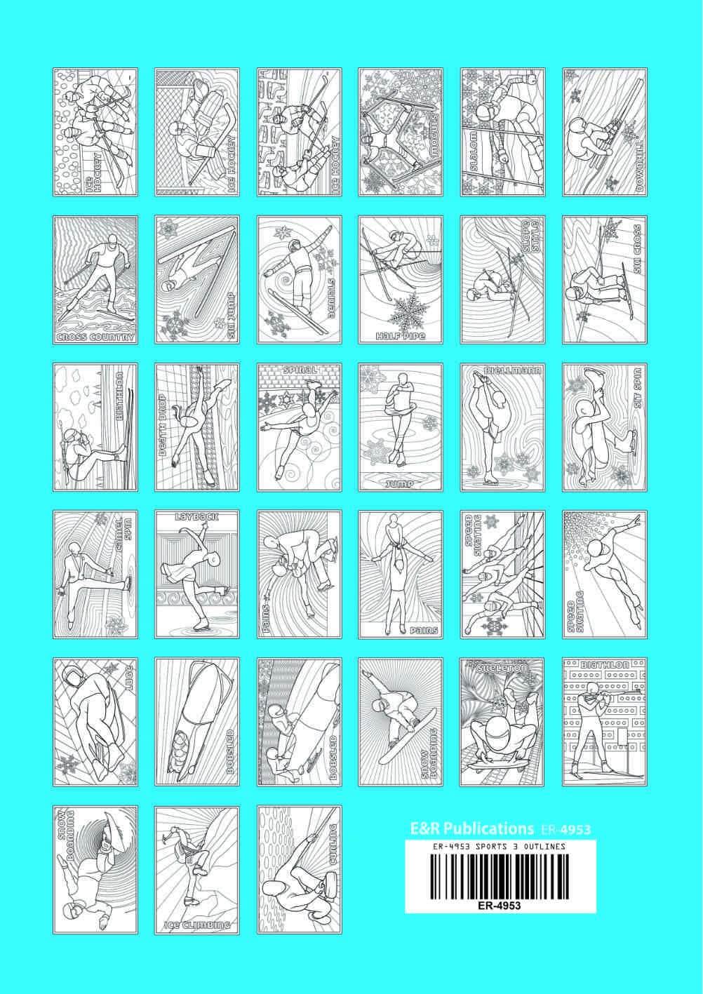 4953 | Sports Outlines 3 , Ice and Snow