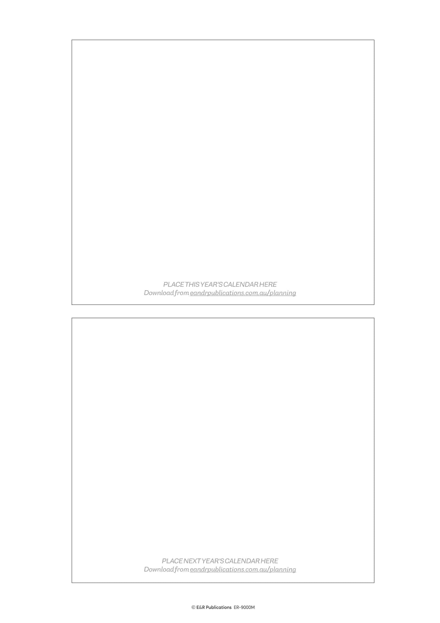 9000M | Month By Month Planning Book