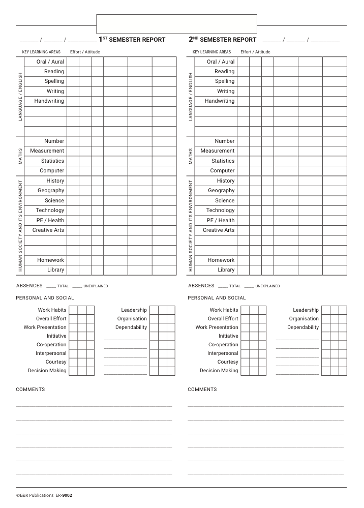 9002F | Report Writing template