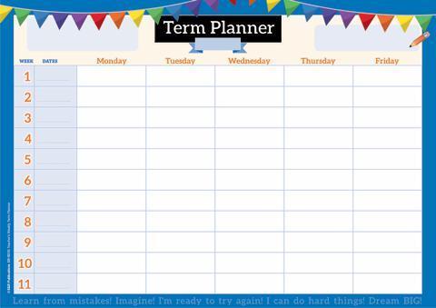 9008 | Term Planning Posters, set of 4