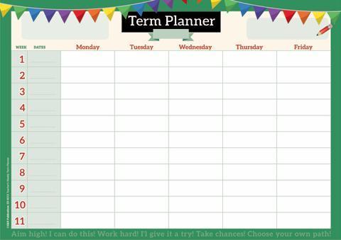 9008 | Term Planning Posters, set of 4
