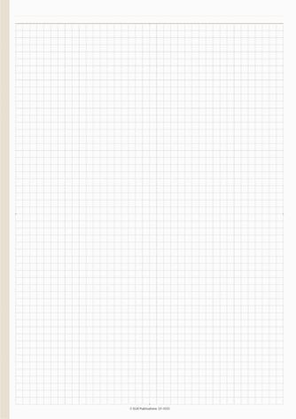 Notes page with 5mm grid, deep beige