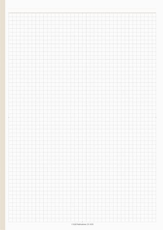 Notes page with 5mm grid, deep beige