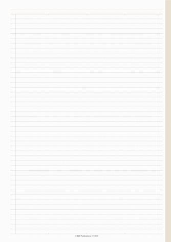 Lined notes page, deep beige