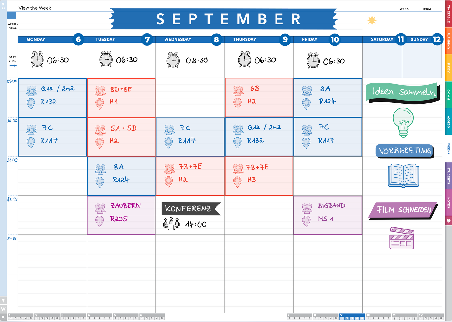 9000e | UNDATED Interactive Planner