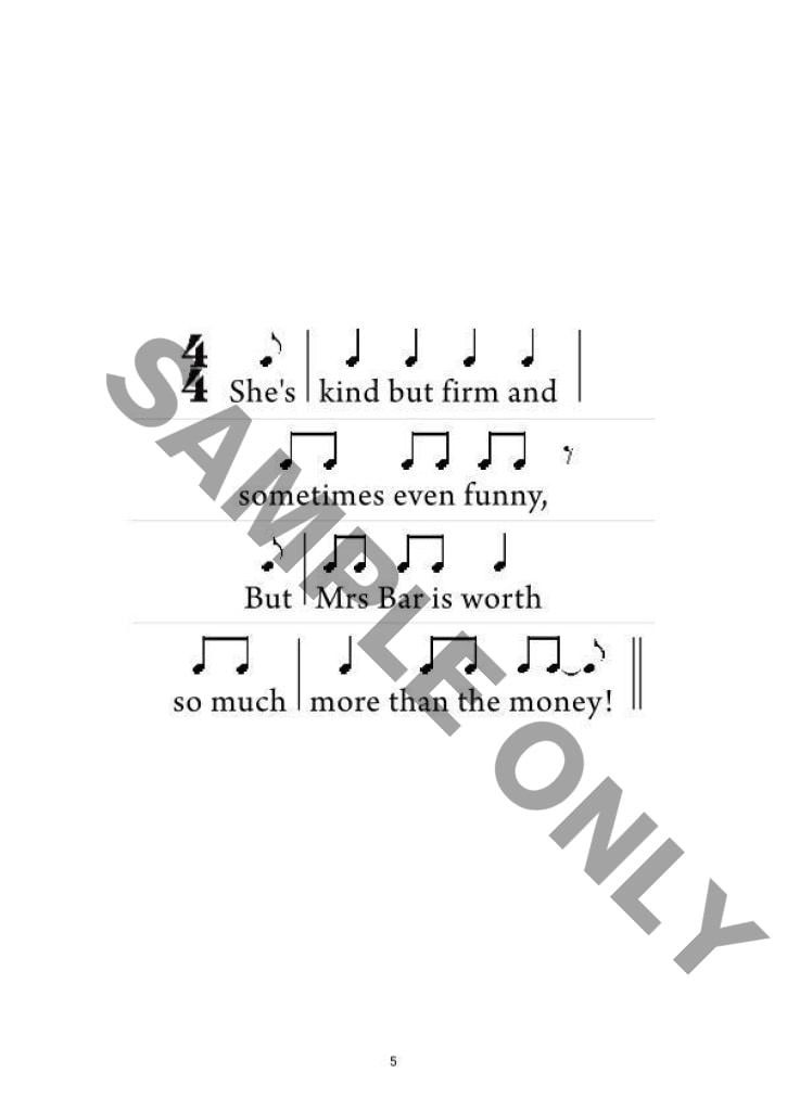 A Little (Of A Big) Music Story (From $10 Each) Non-Reproducible Book