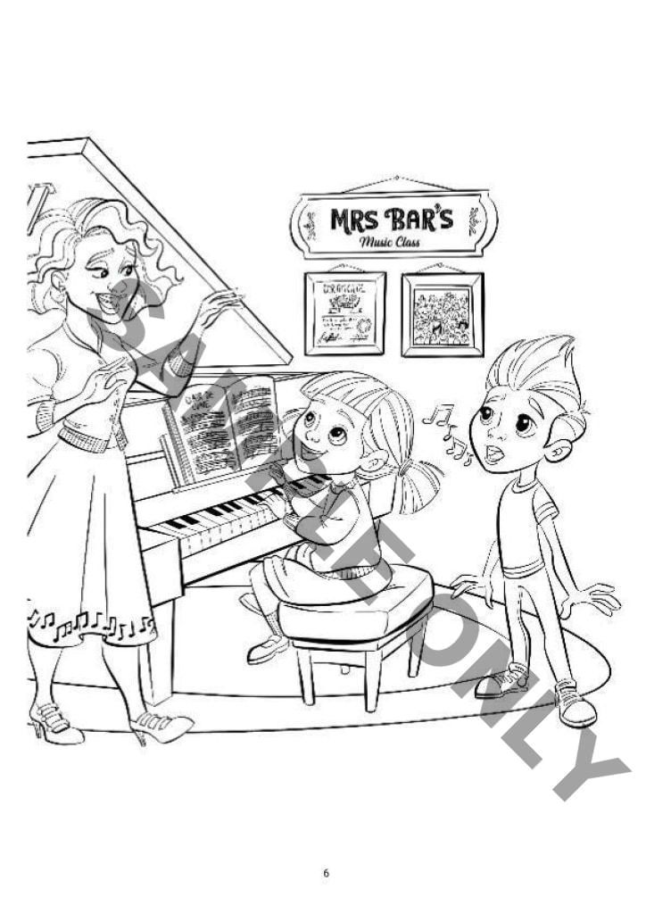 A Little (Of A Big) Music Story (From $10 Each) Non-Reproducible Book