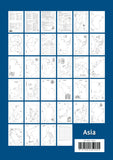 1917 | Asia Map Book Outlines - Year 6