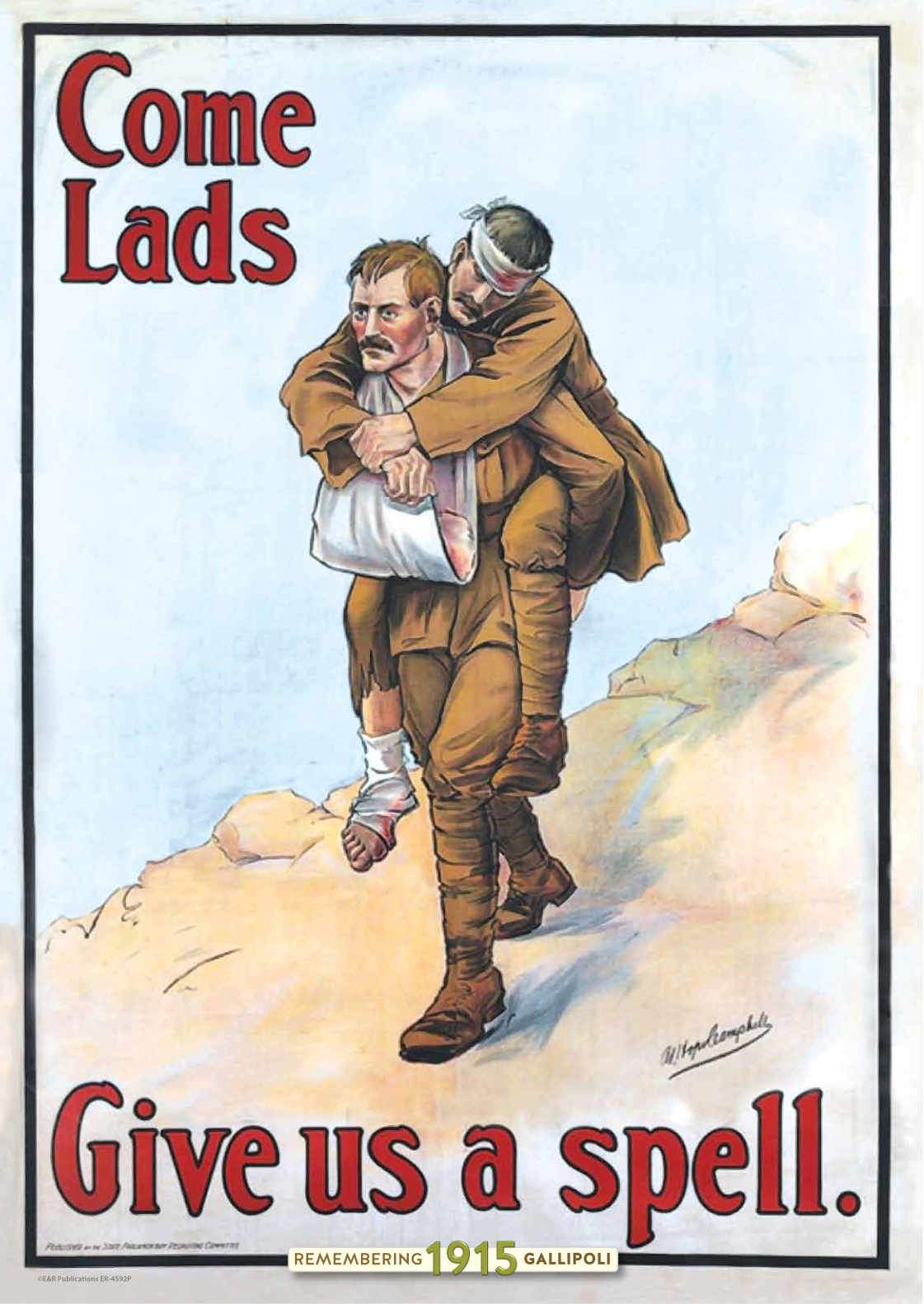 4592P | Remembering Gallipoli posters