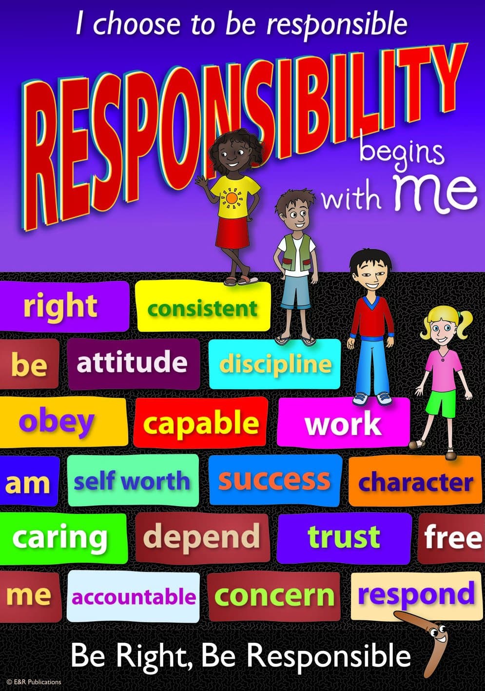 4605P | Respect, Responsibility, Rights Poster set