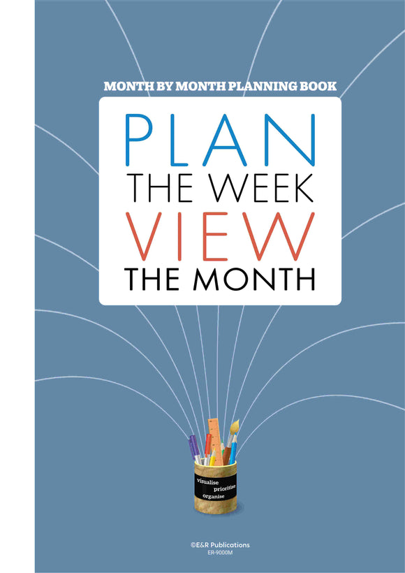 9000M | Month By Month Planning Book