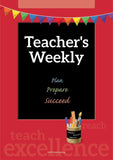 9000PR | Teacher's Weekly Undated Planner PRINTABLES