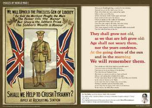 4590 P · World War 1 Poetry Posters and Activities